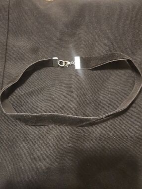 Source Unknown Black Velvet Choker Necklace